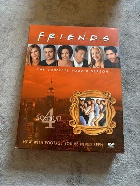 Friends The Complete Fourth Season DVD - Orange Cover